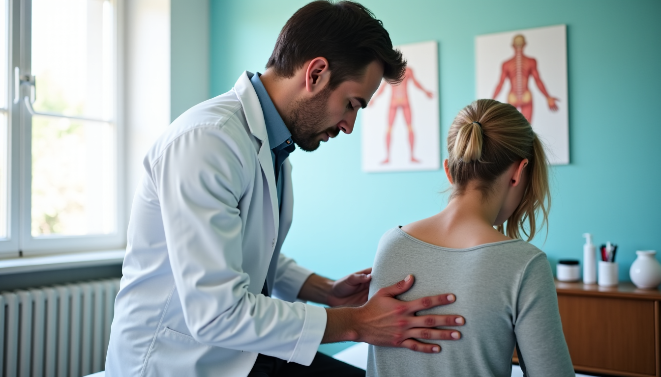 Illustration : l'ostéopathe utilise ses mains comme principal outil de — trouver un bon ostéopathe à nice : ce qu'il faut savoir avant votre premier rendez-vous