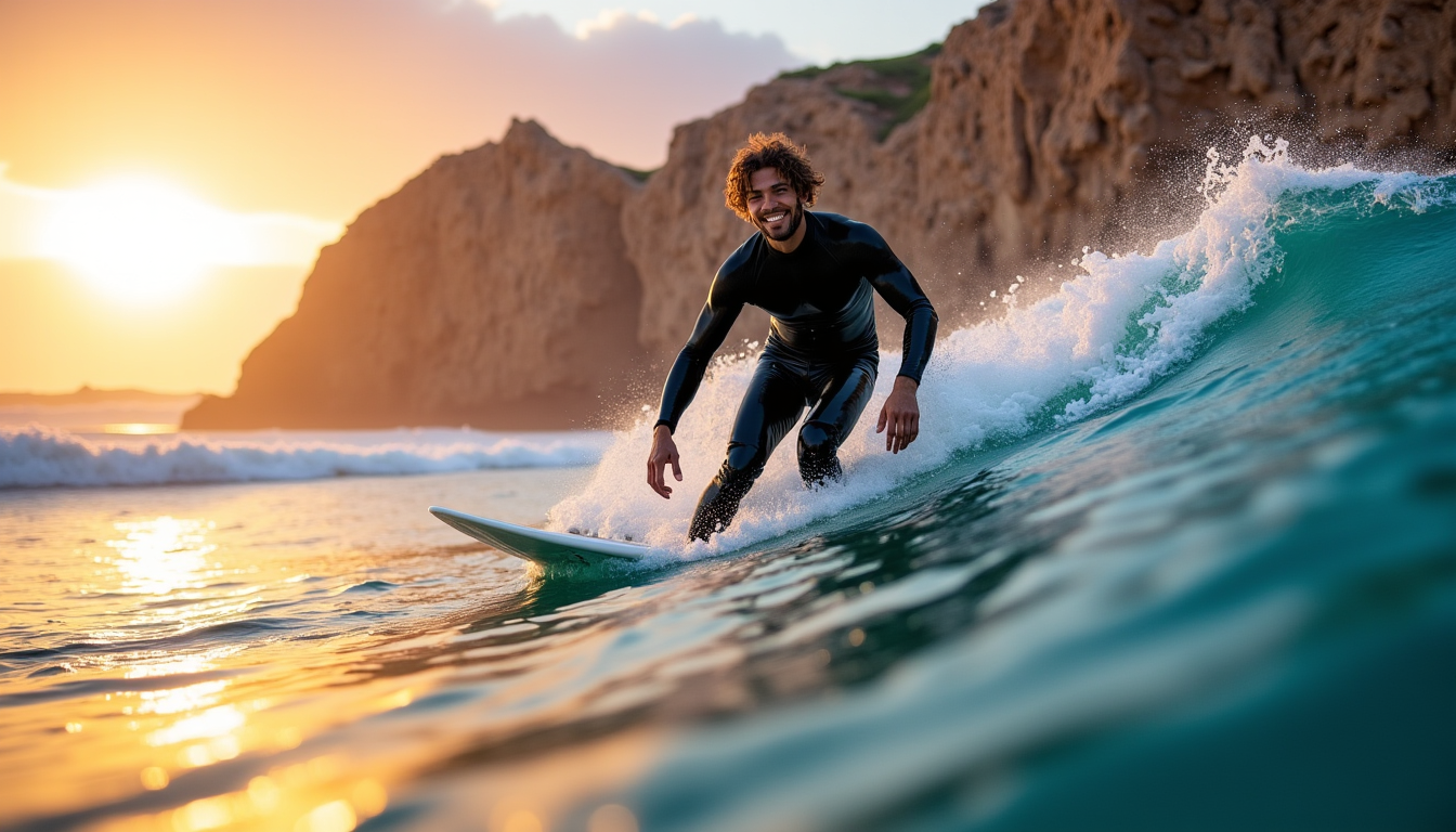 Illustration : si le surf est l'activité reine à imsouane, — vagues et détente : l'expérience unique du surf à imsouane