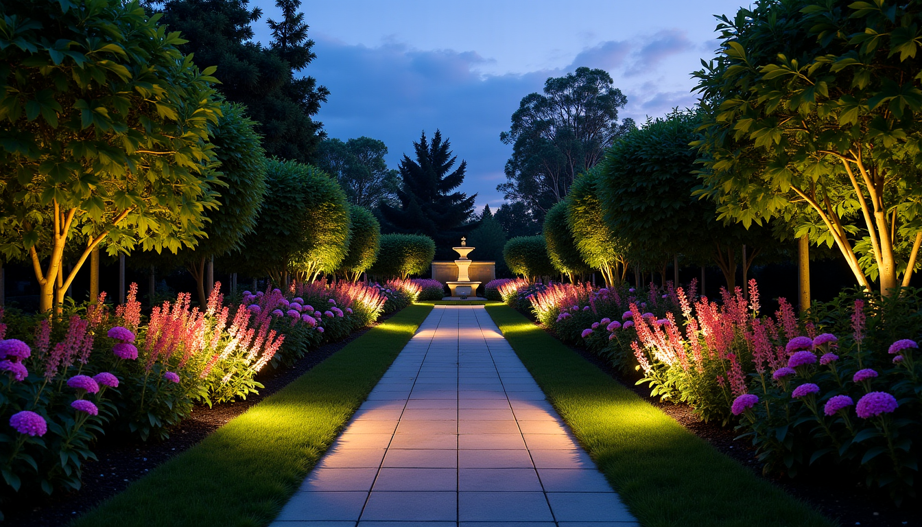 &eacute;clairez votre jardin avec des luminaires led innovants &mdash; ent coupl&eacute;s &agrave; des projecteurs puissants peuvent &eacute;clairer