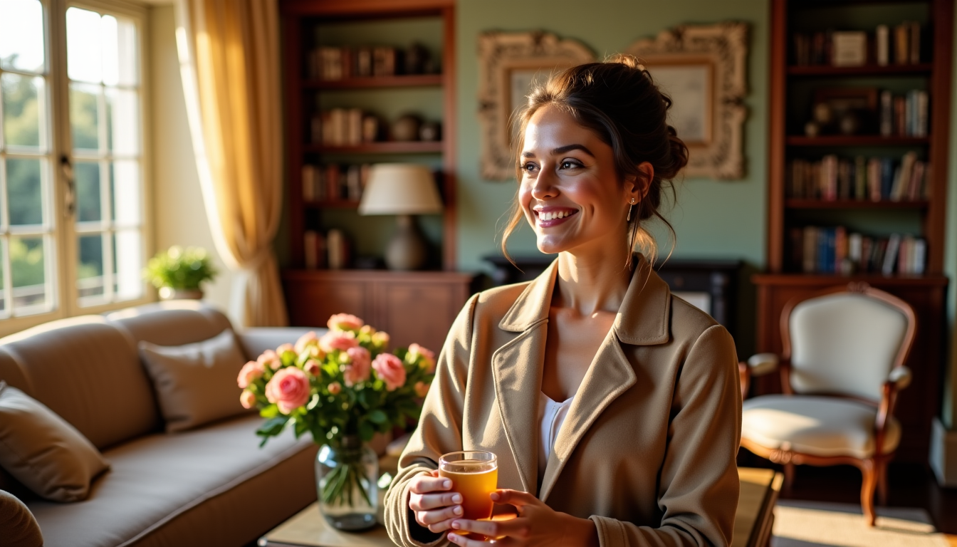 Illustration : s et les rituels. l'hospitalité chaleureuse : accueillir — éveillez vos sens à l'élégance du mode de vie français