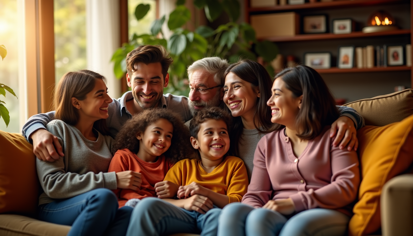 Illustration : de soi que l'on cultive ensemble, tissant une — la beauté influence-t-elle les liens familiaux ?