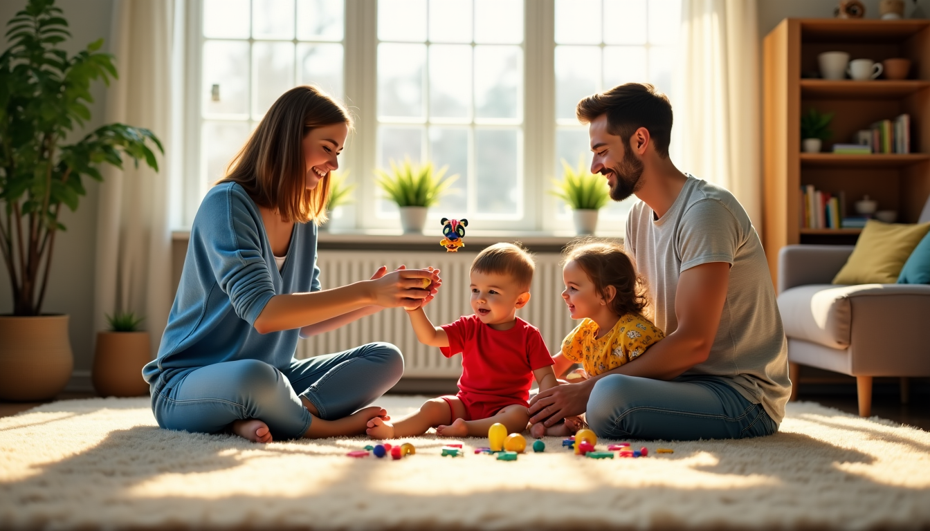 Illustration : chaque minute gagnée ou chaque tâche simplifiée contribue — 4 astuces pour des parents épanouis au quotidien