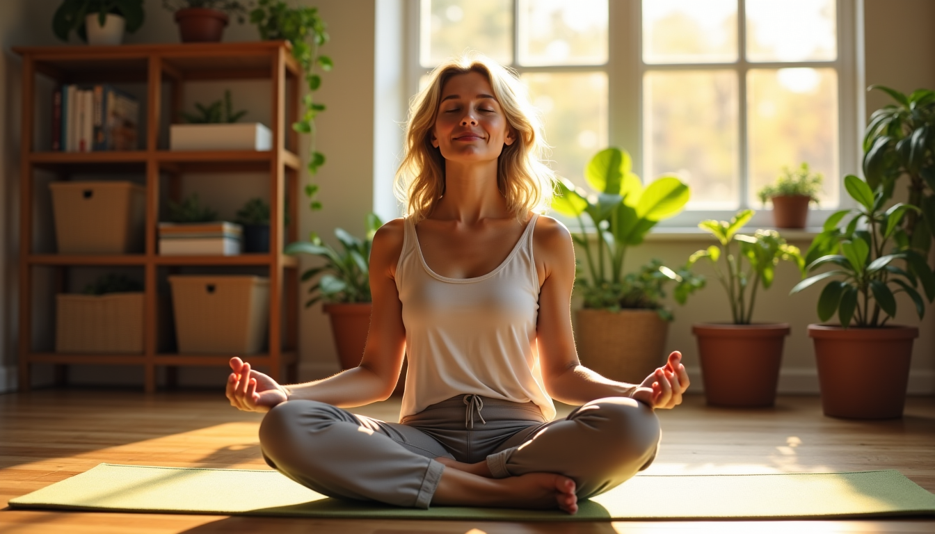 Illustration : vient les maladies. répare les tissus, renforce le — équilibrez votre vie grâce à des habitudes simples et efficaces