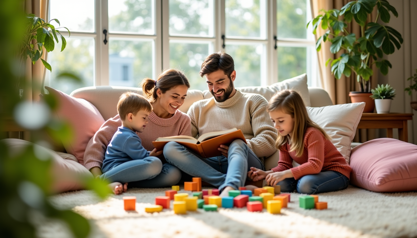 Illustration : il est également essentiel que les parents cultivent — les parents influencent-ils le bien-être familial ?