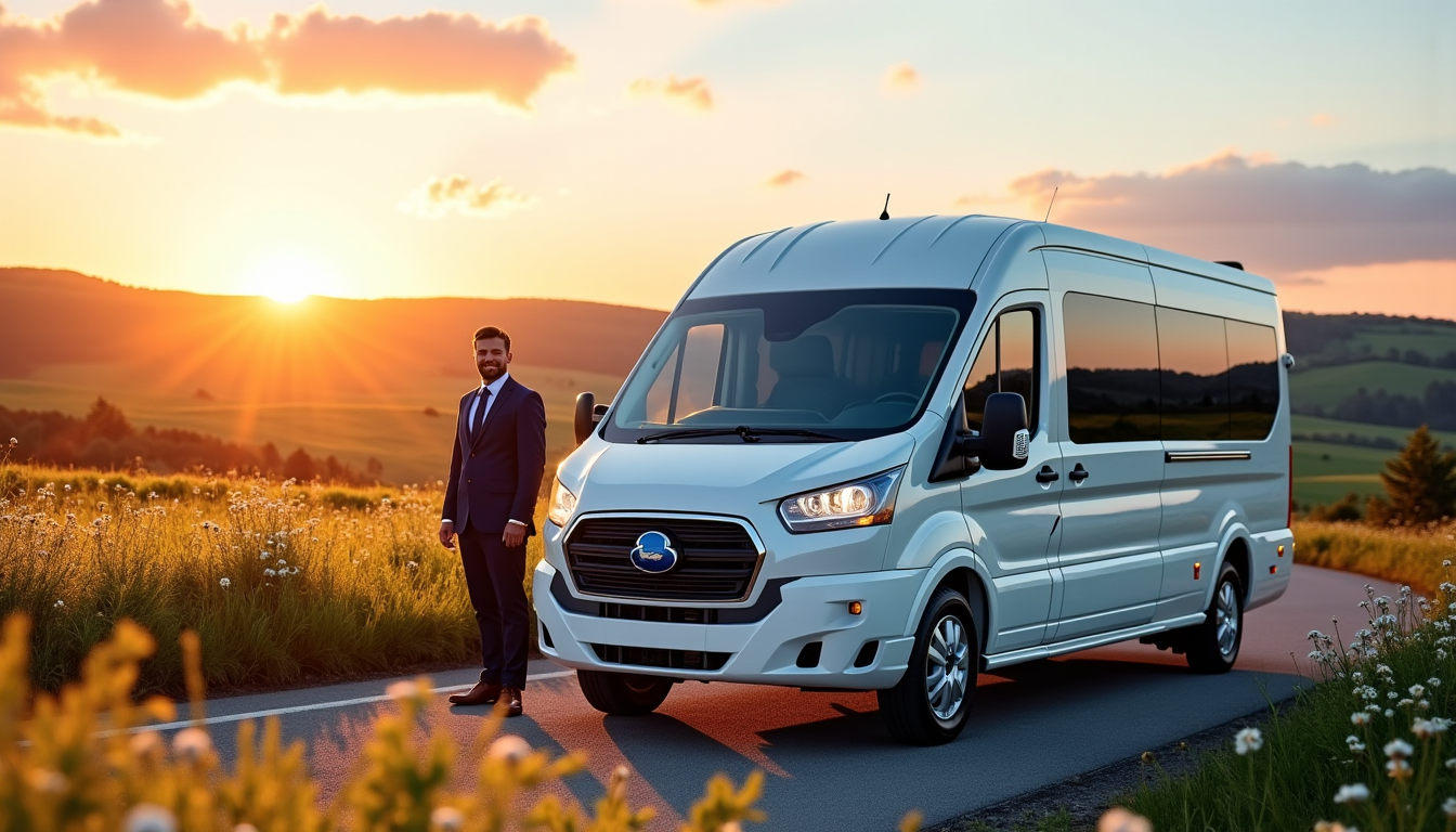 Illustration : tout commence par une demande de devis. il — voyagez sereinnement : bus et minibus avec chauffeur à votre service