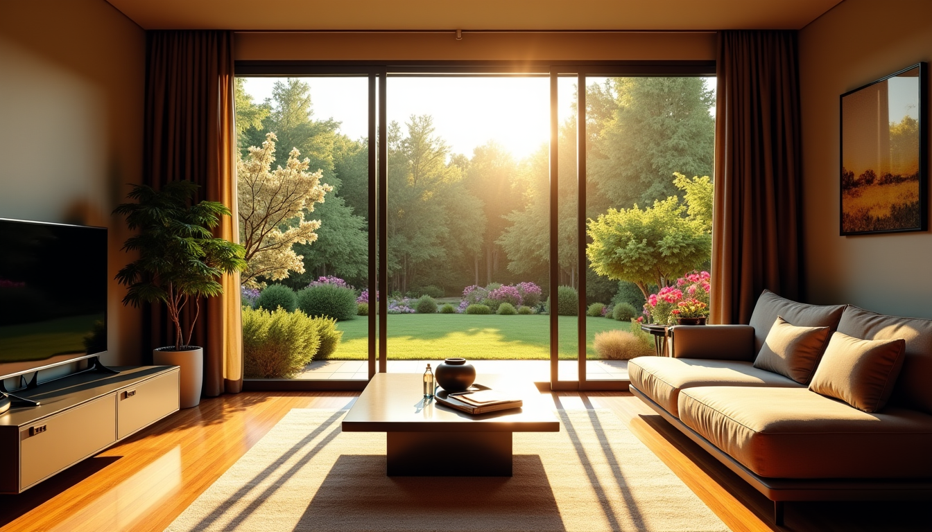 Illustration : les portes coulissantes en verre sont également une — la vitrerie transforme-t-elle votre intérieur ?