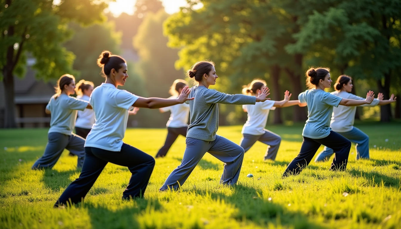 Illustration : de plus, l'appartenance à une communauté de pratiquants — qi gong, école spécialisée à valence dans la drôme