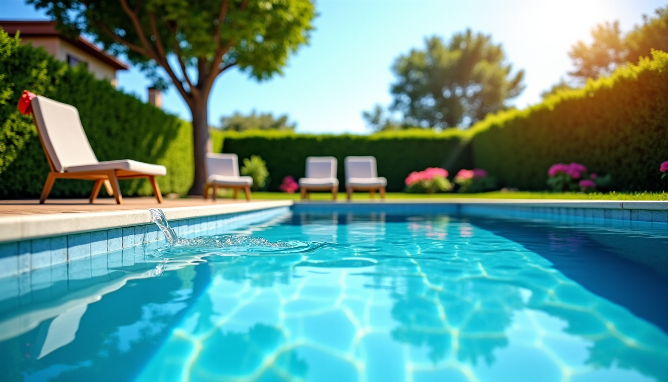 optimisez l'entretien de votre piscine avec des skimmers efficaces &mdash; une fois les d&eacute;bris retenus dans le panier,