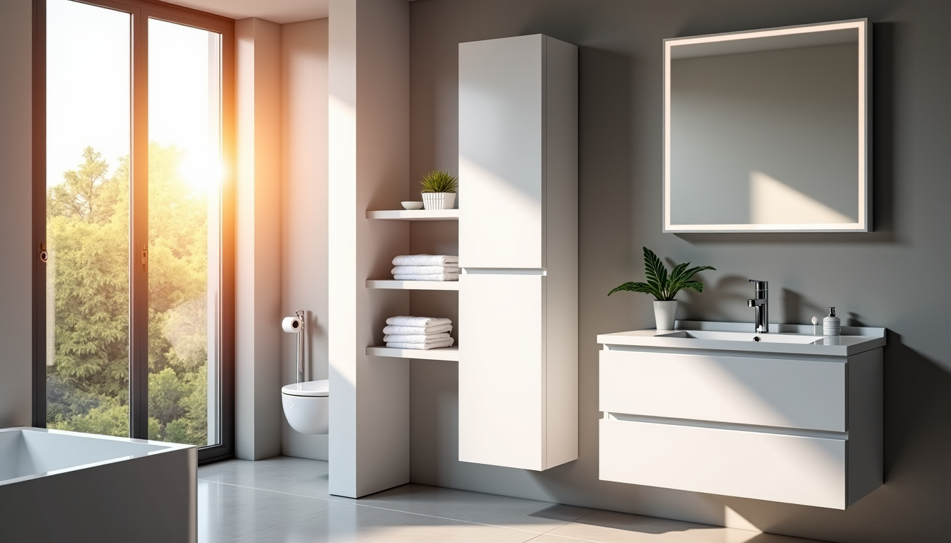idées inédites pour transformer votre salle de bain — ne sous-estimez pas le potentiel des meubles colonnes,