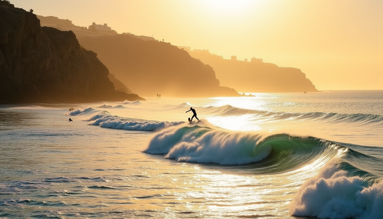 explorez les vagues uniques d'imsouane au maroc — imsouane doit sa renommée mondiale à deux spots