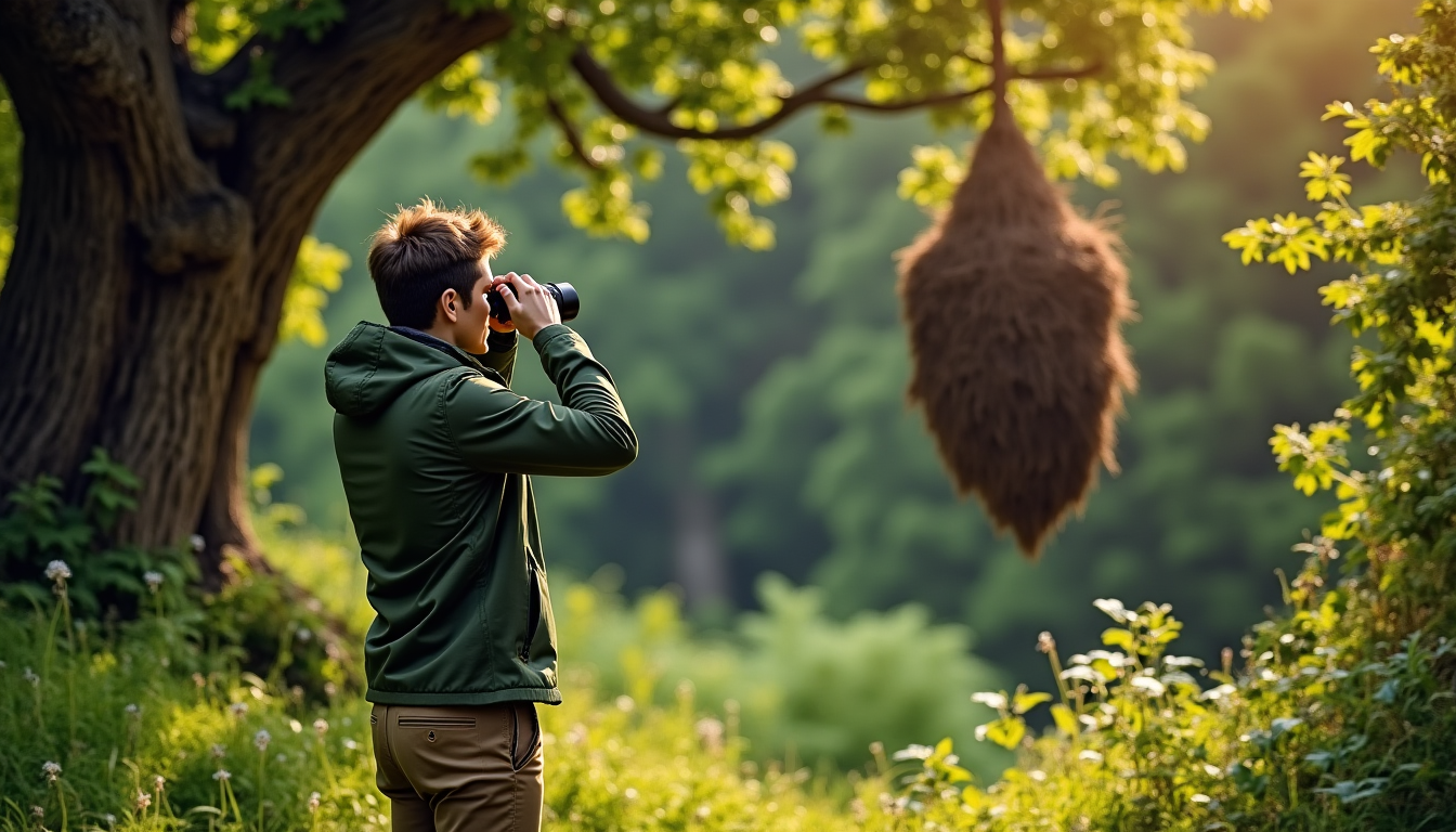 nid de guêpes en hauteur : comment s’en débarrasser en toute sécurité — ne tentez jamais de vous approcher du nid