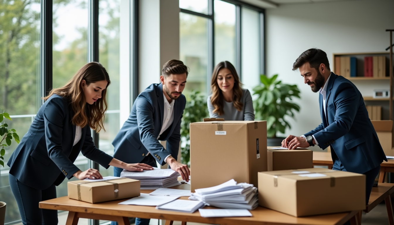 Illustration : la communication r&eacute;guli&egrave;re entre toutes les parties prenantes &mdash; d&eacute;m&eacute;nagement des archives d&rsquo;entreprise : les 7 bonnes questions &agrave; se poser