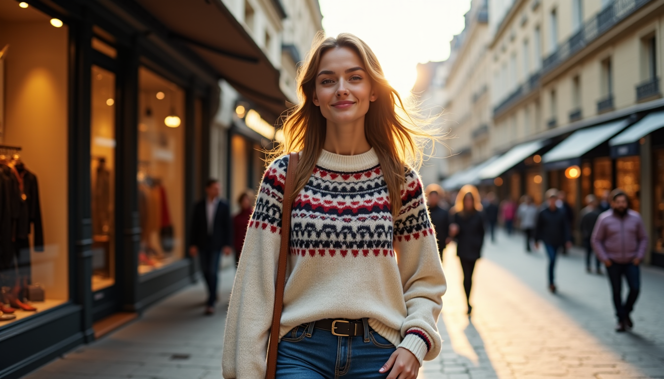 Illustration : la transparence des marques est également un atout — mode made in france : le pull revient sur le devant