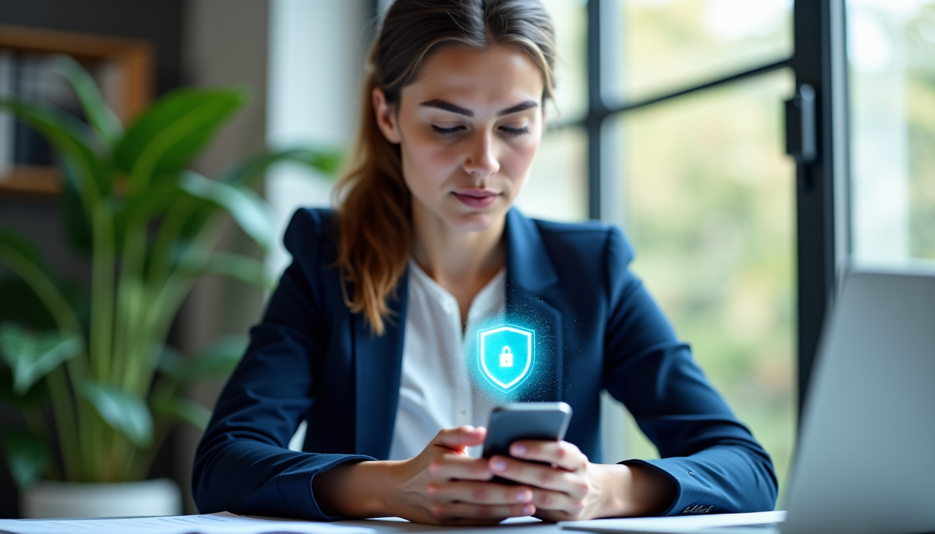 Illustration : antité de données personnelles qu'une application malveillante pourrait — protégez vos données mobiles contre le piratage intelligent