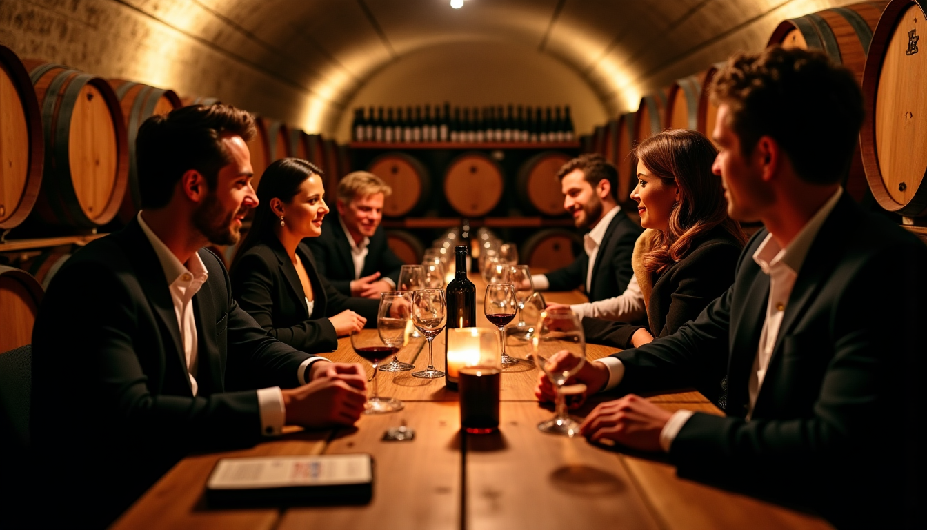 plongée au cœur du cave : le rendez-vous des amateurs de vins exquis — les séances d'initiation se déroulent généralement en plusieurs