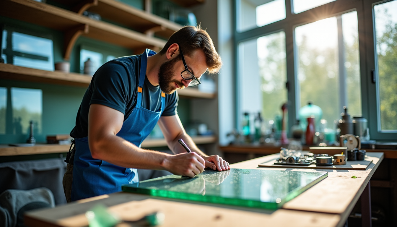Illustration : le verre ne se limite pas aux fenêtres — solutions vitre sur mesure à carouge pour tous vos projets