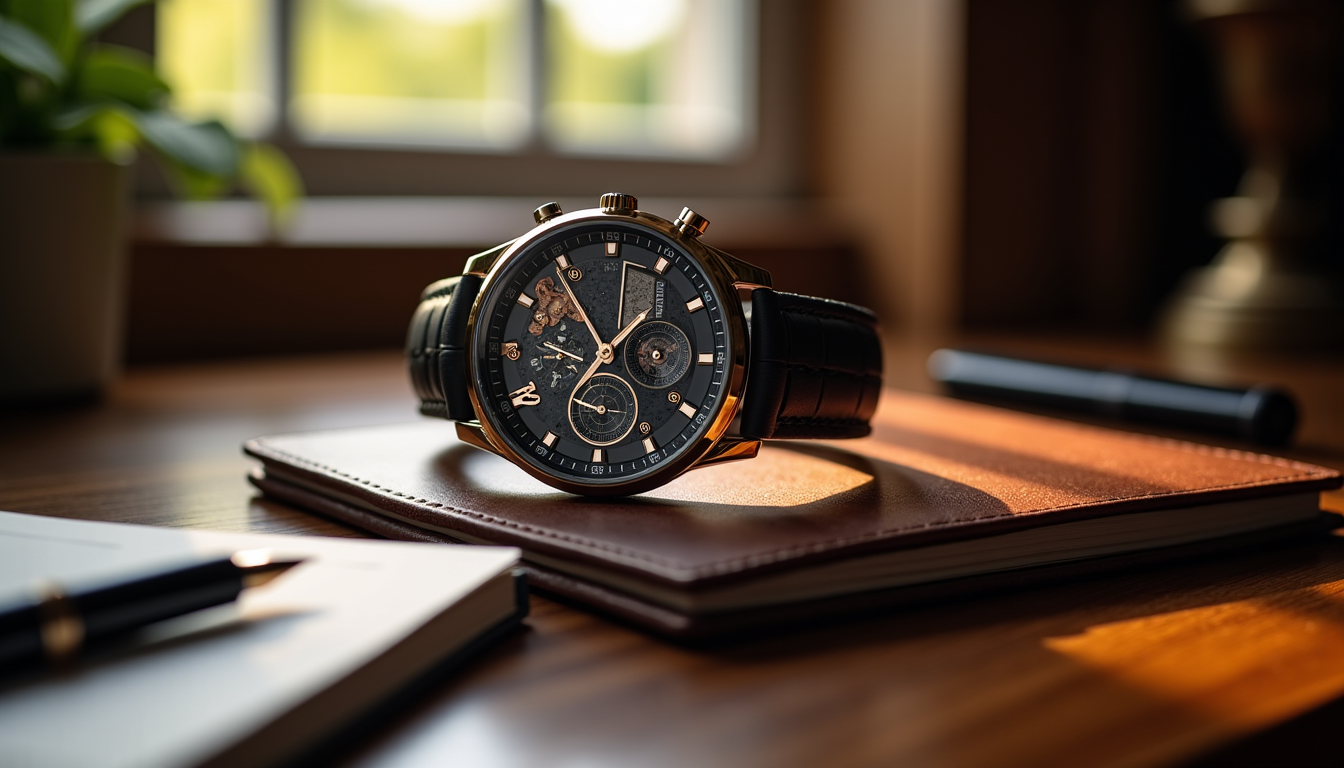 montres personnalisées : fusion de style et d'innovation — souvent sur le fond de boîte, pour immortaliser