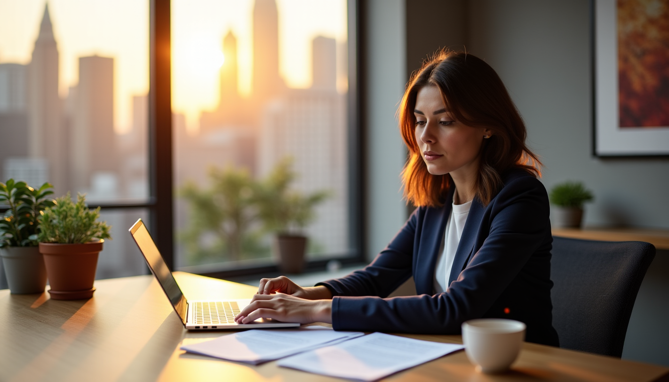 Illustration : elle protéger sa marque, ses créations, et respecter — comptabilité, prospection, juridique : les 3 formations prioritaires pour tout auto-entrepreneur