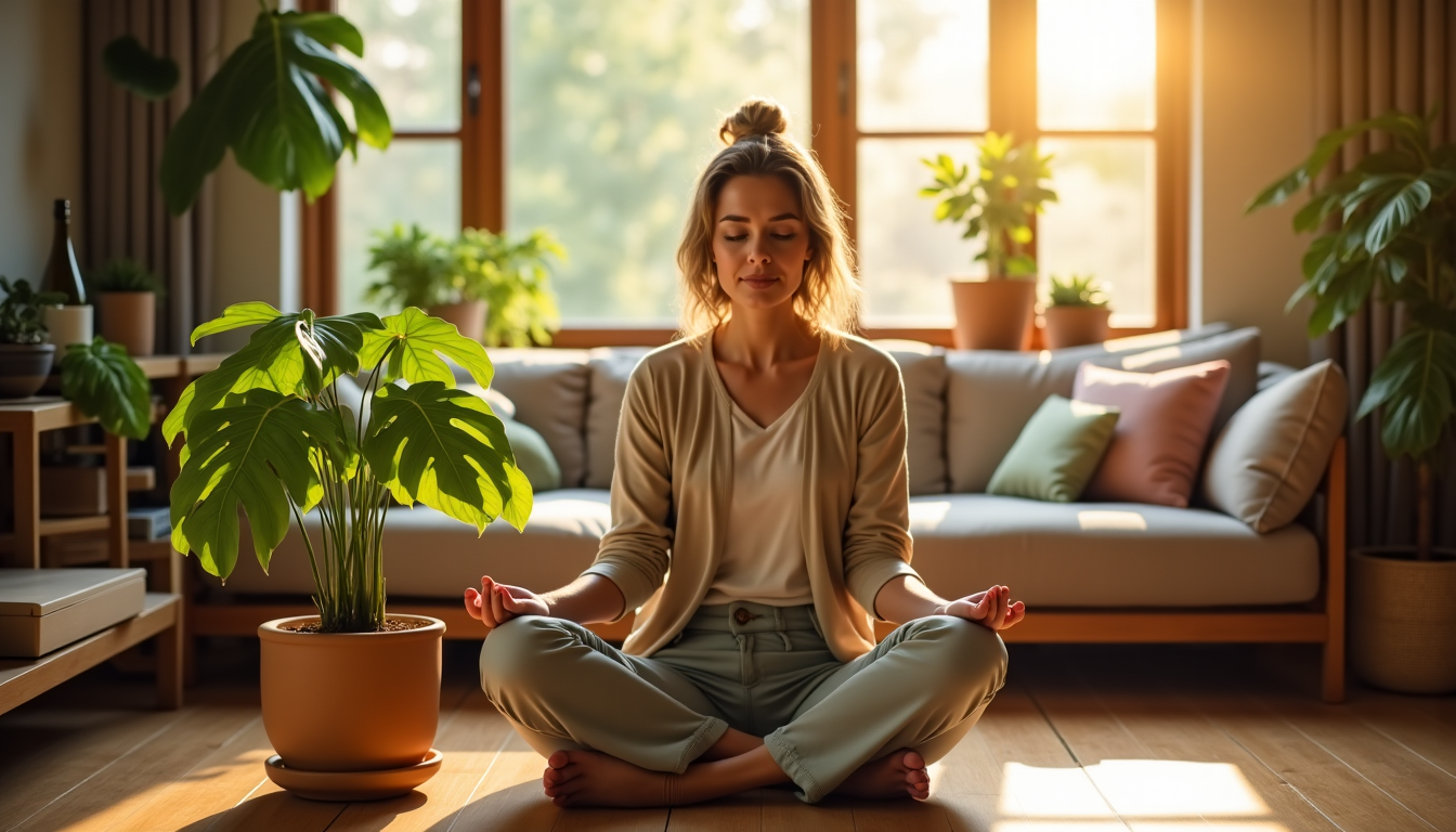 Illustration : rieur. le simple fait de prendre soin d'une — l’organisation d’un logement influence directement votre bien-être?