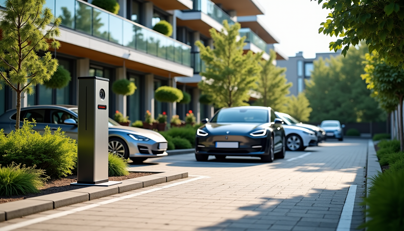 installer une borne de recharge en copropriété — une borne de recharge en copropriété et les