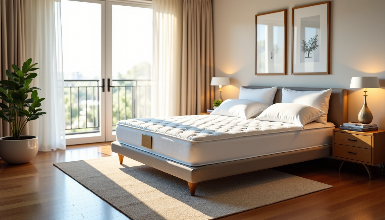 Illustration : enfin, n'oubliez pas de considérer la composition des — ce que peu savent sur l'impact du matelas sur le sommeil