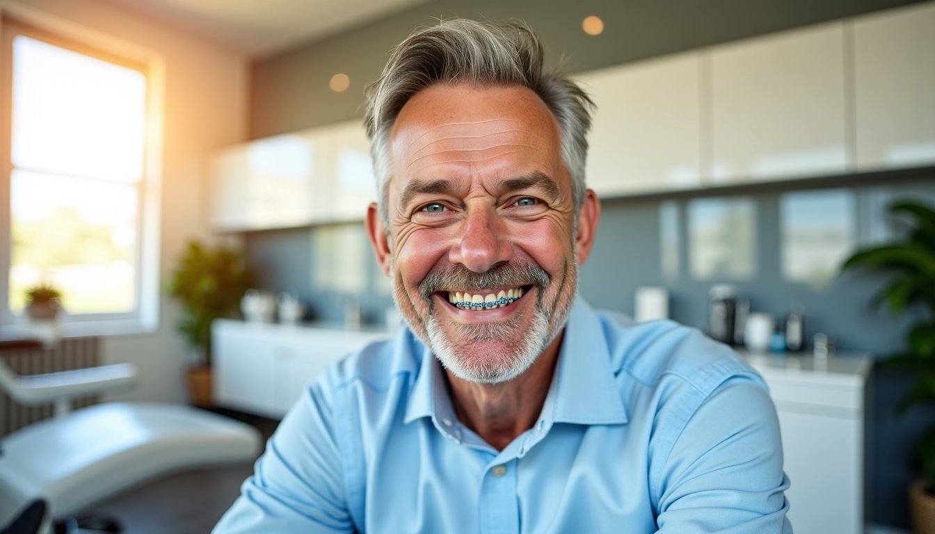 Illustration : "l'âge ne devrait jamais être un frein à — orthodontie pour adulte : pourquoi il n'est jamais trop tard pour un sourire parfait