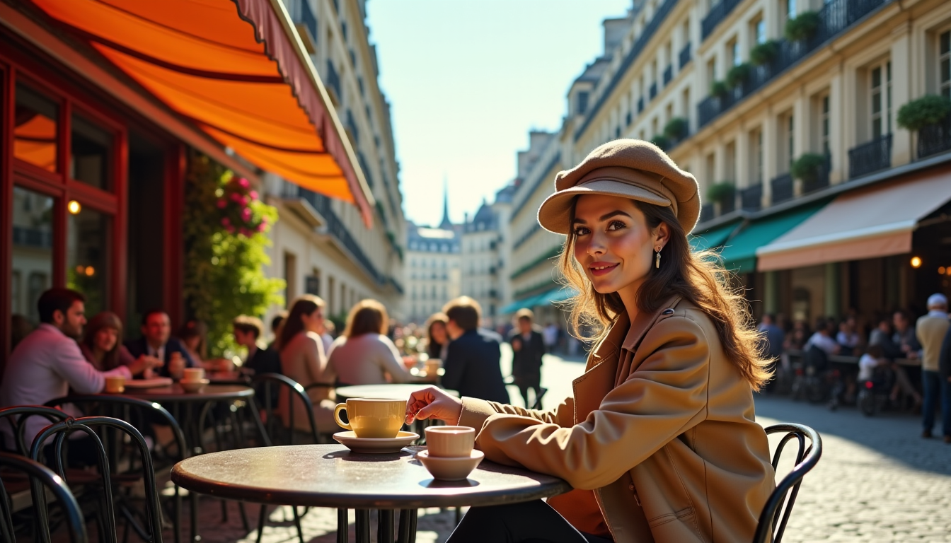 Illustration : la ville lumière brille par son atmosphère unique, — la france fascine les voyageurs du monde entier ?