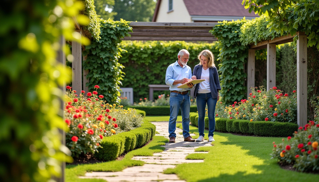 Illustration : demandez toujours un contrat de service écrit, décrivant — aménagement de jardin à igny : pourquoi faire appel à un expert local du 91 ?