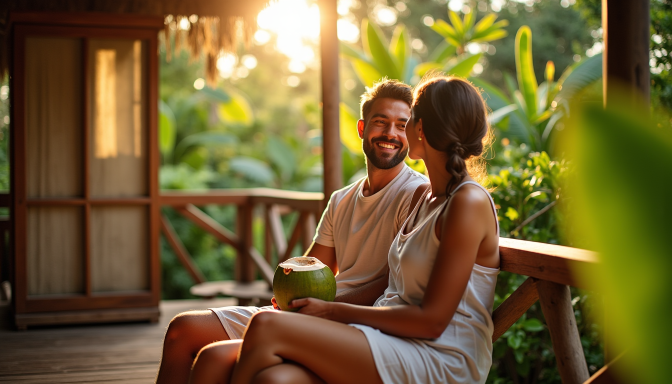 lune de miel en guadeloupe : pourquoi choisir un hébergement insolite ? — ces structures, souvent construites en matériaux locaux et