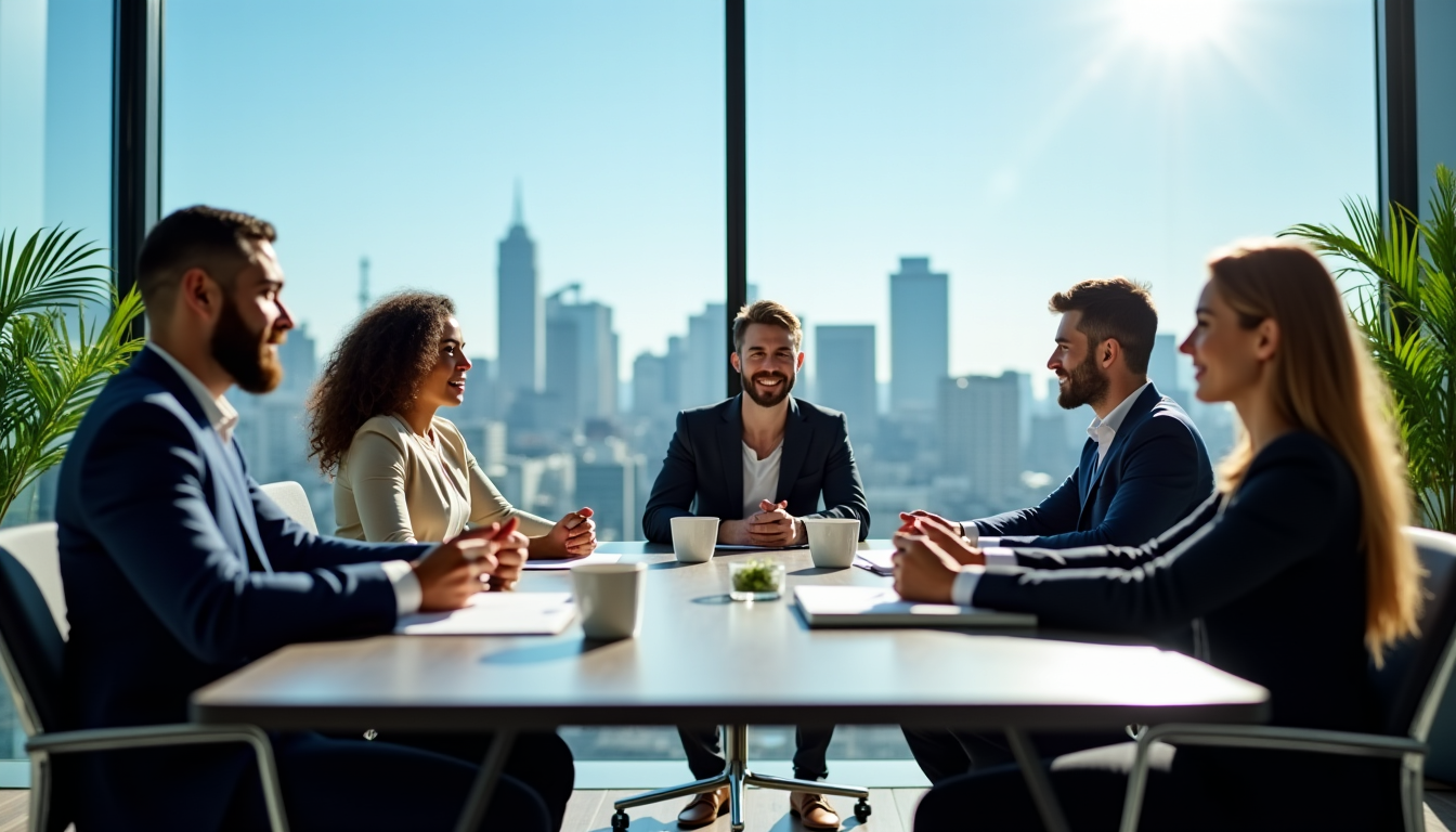 Illustration : ent. les leaders ont ici un rôle essentiel — intégrer le bien-être dans une vie professionnelle active