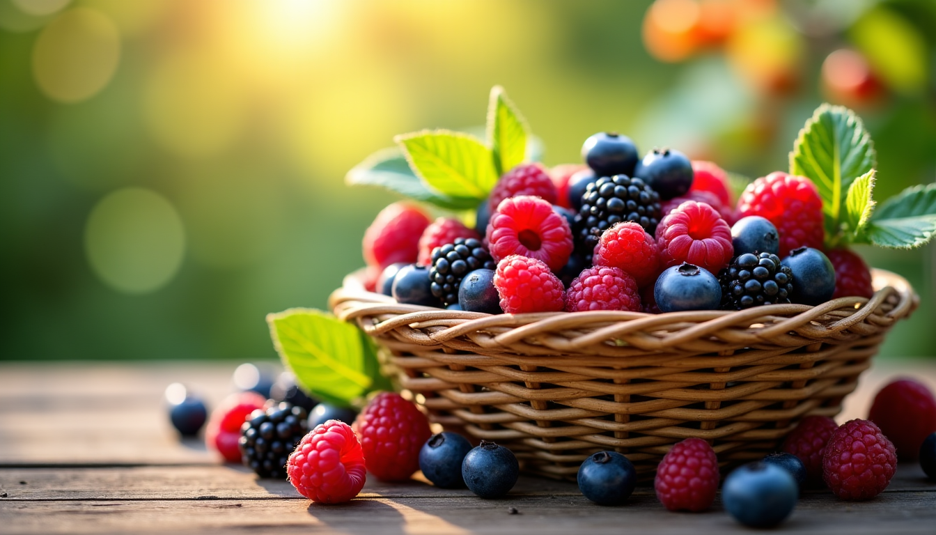 Illustration : myrtilles, framboises, mûres, cassis... ces petits fruits sont — aliments qui boostent la beauté naturelle