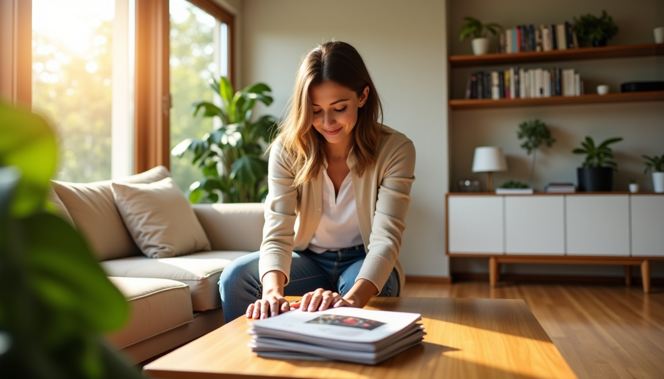astuces pour une maison organisée — cette approche évite la formation de "petits tas"
