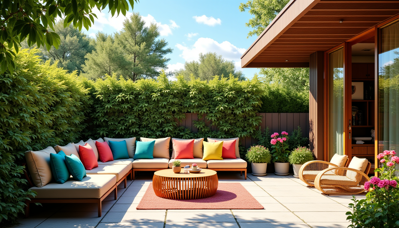 Illustration : l'objectif est de créer un dialogue entre les — outdoor living : les tendances 2026 pour vivre dehors même en période de canicule