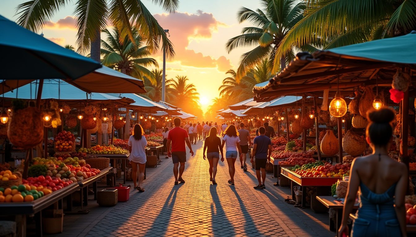 Illustration : lture nourrit le tourisme, et le tourisme soutient — l’équilibre entre tourisme et culture dans les destinations caribéennes