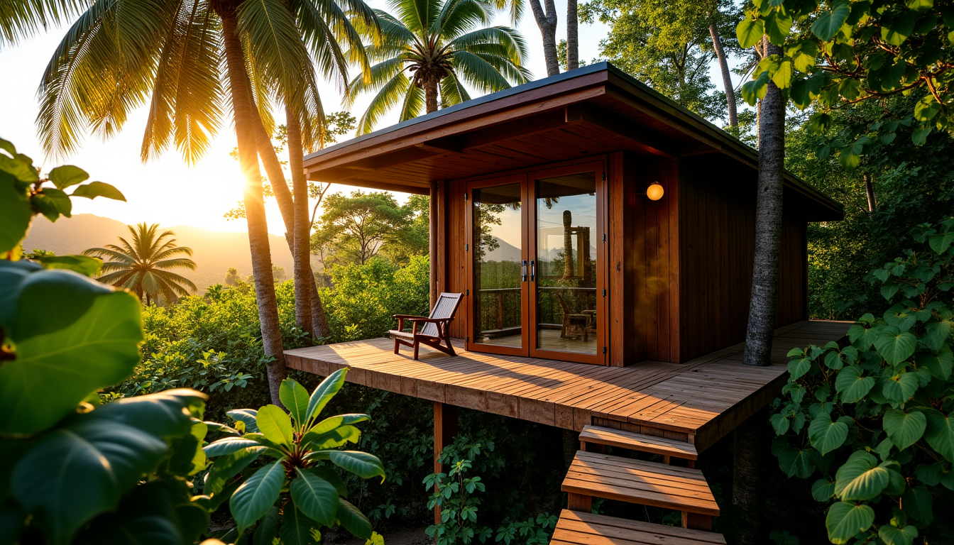 Illustration : le coût d'une nuit en cabane perchée en — dormir dans les arbres : 5 cabanes d'exception en guadeloupe