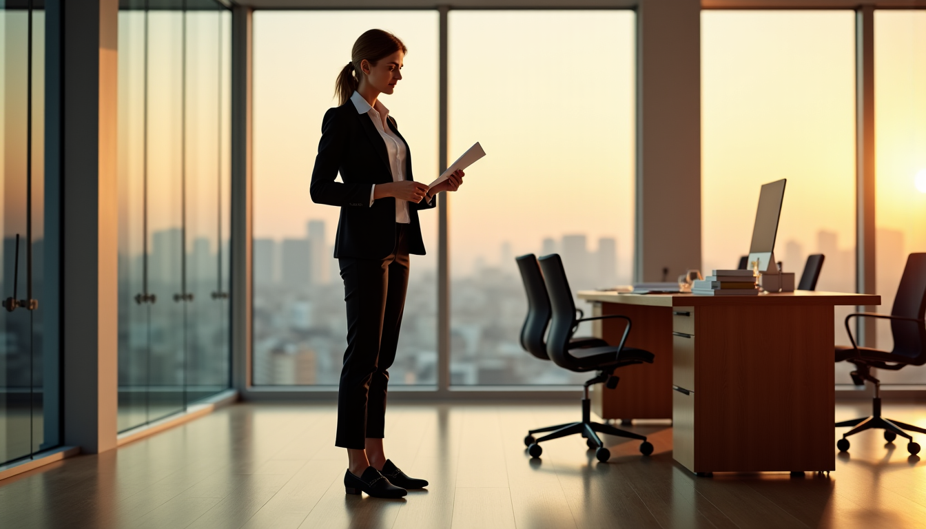 Illustration : le choix des chaussures est particulièrement important pour — tenue professionnelle : élégance et confort au travail féminin