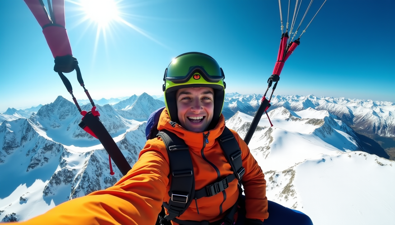 visiter les deux alpes : que faire, où loger et comment en profiter ? — sensations fortes. parapente pour survoler la station et