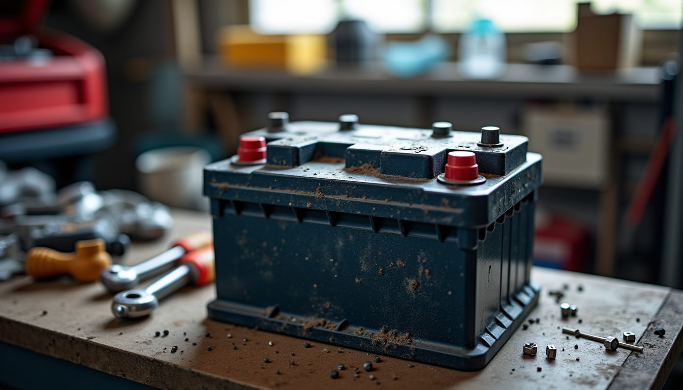Illustration : gonflement du boîtier de la batterie, fuite d'électrolyte — choisir une batterie vsp adaptée à sa voiture sans permis ?