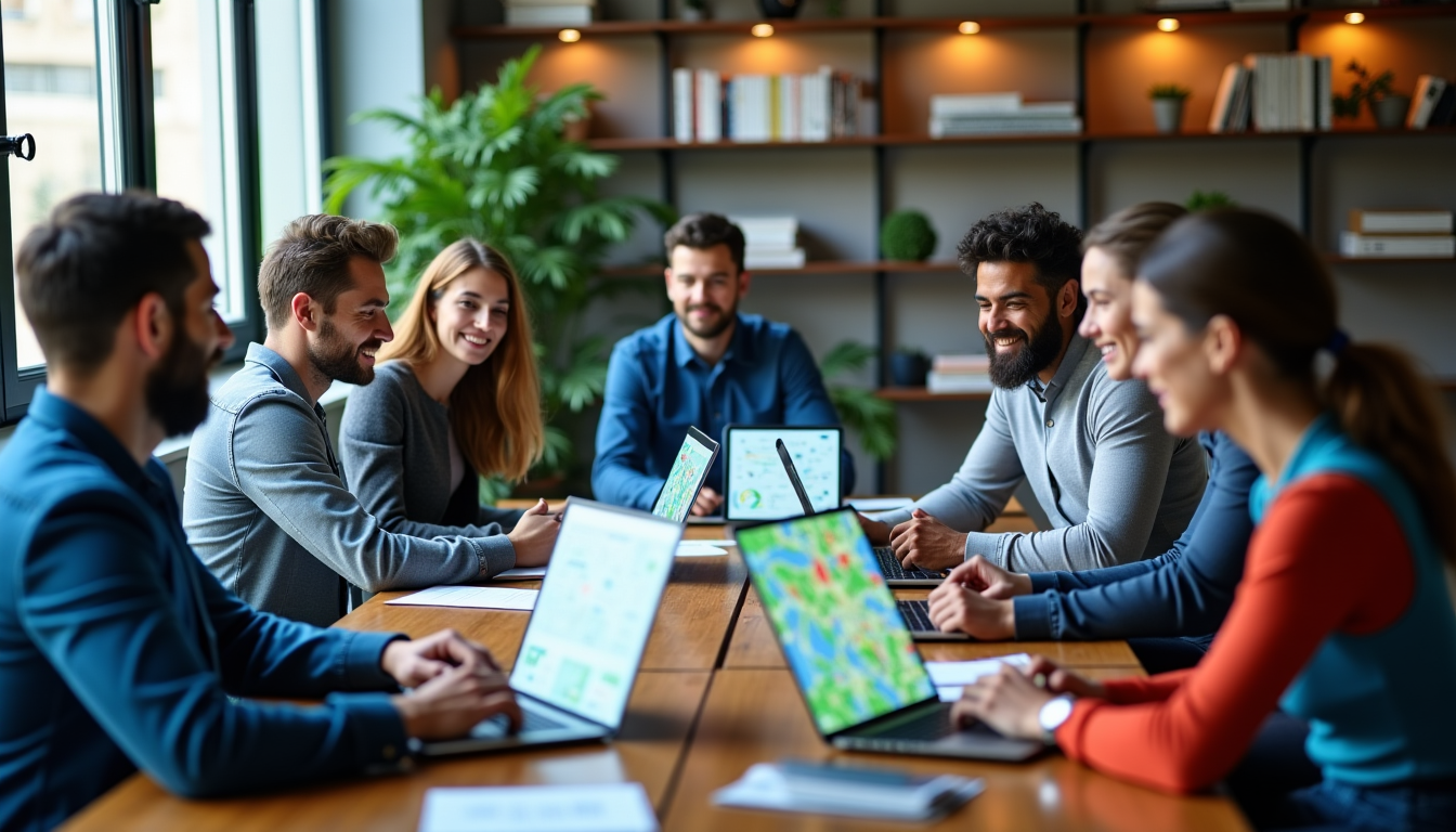 portraits d'agences web françaises qui misent sur le seo local — l'intégration de cartes interactives et l'optimisation des pages