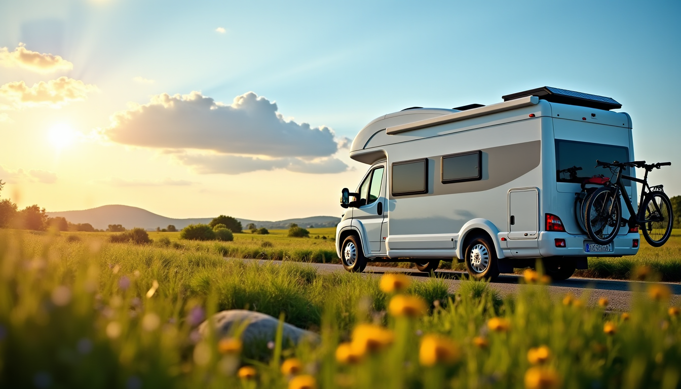 Illustration : la planification de vos étapes est également importante — autonomie viser en camping-car selon vos équipements à bord ?