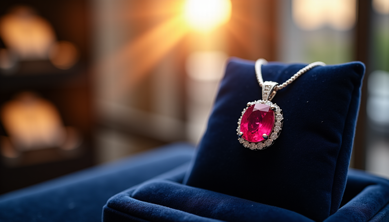 choisir un pendentif avec rubis : styles, qualité et conseils d’achat ? — des inclusions trop importantes ou trop visibles à