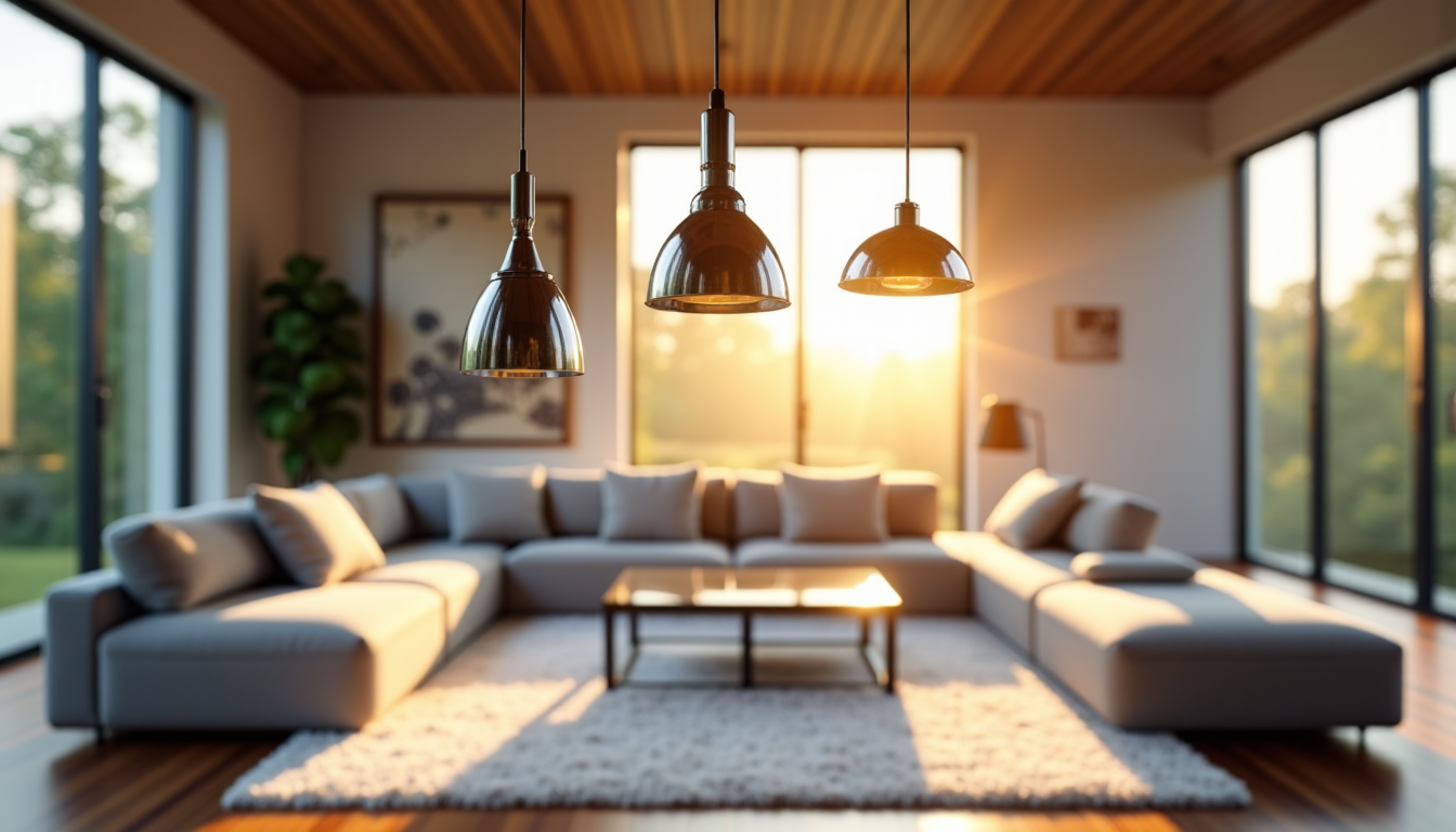 aménager une maison moderne facilement — les luminaires eux-mêmes sont souvent des œuvres de