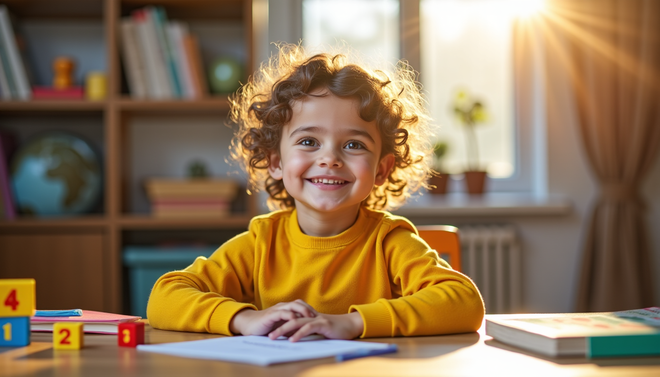 pédagogie positive : comment réconcilier votre enfant avec les chiffres — un enfant qui se sent soutenu et valorisé