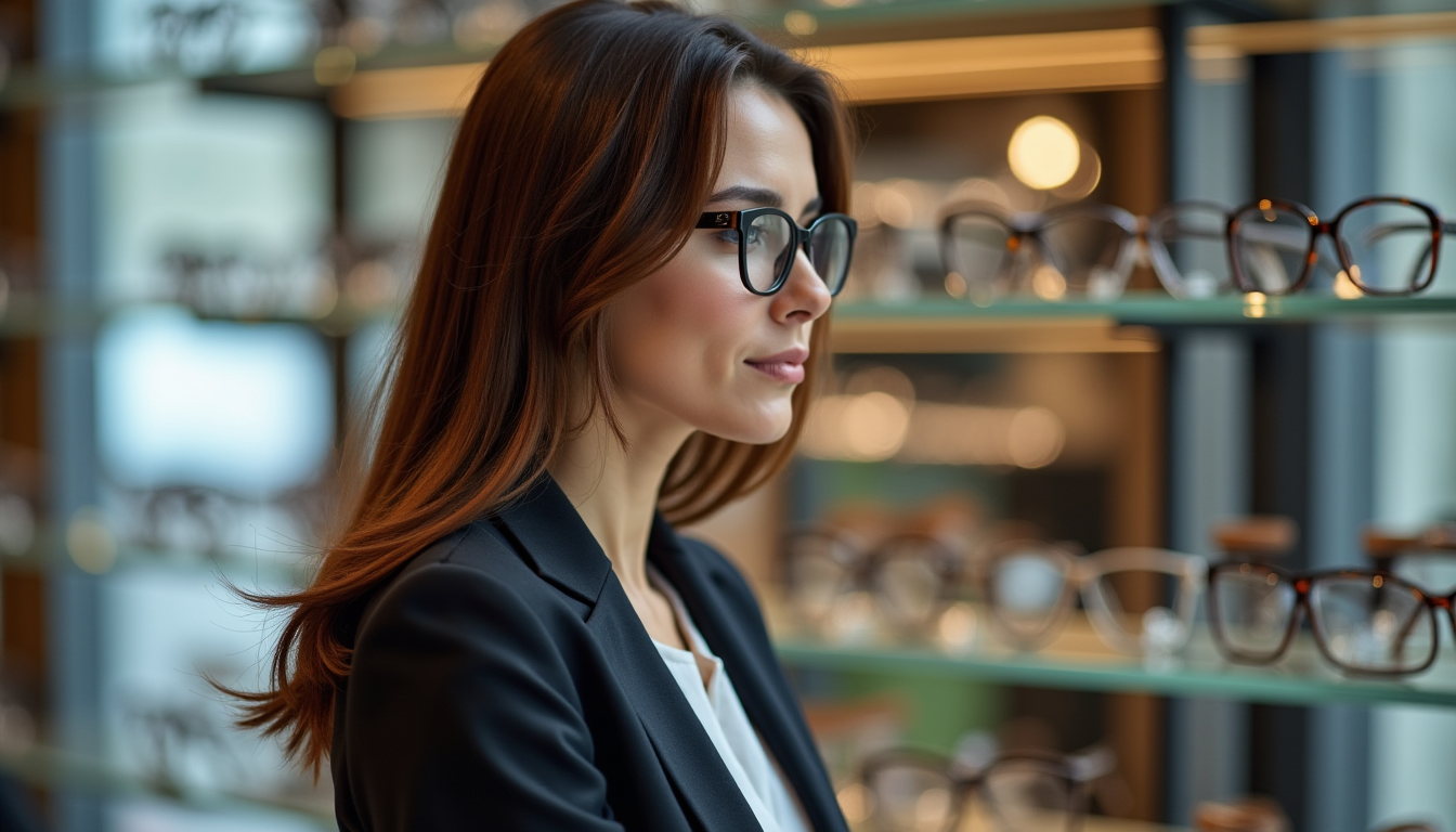 Illustration : de créer une impression de largeur au niveau — lunettes choisir selon la forme de votre visage ?