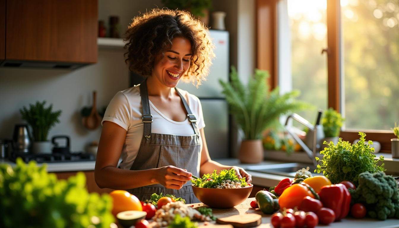 adapter son alimentation sans tomber dans les extrêmes ? — parallèlement, réduire l'apport de produits animaux, sans nécessairement