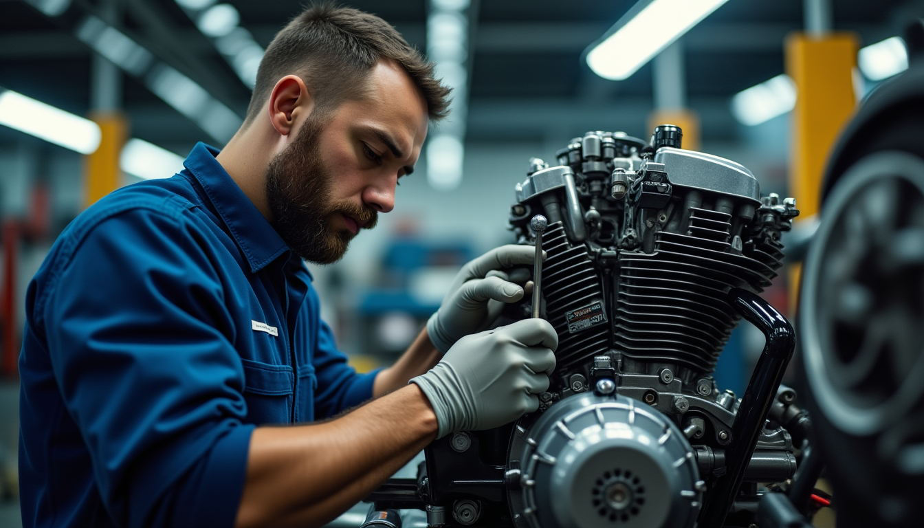 Illustration : éments internes et les fluides hydrauliques, nécessitant une — l’impact du type de trajet sur l’usure d’une moto ou d’un scooter
