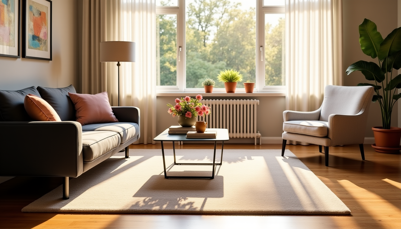 positionner un tapis dans une pièce ? — quelle que soit l'option choisie, veillez à laisser