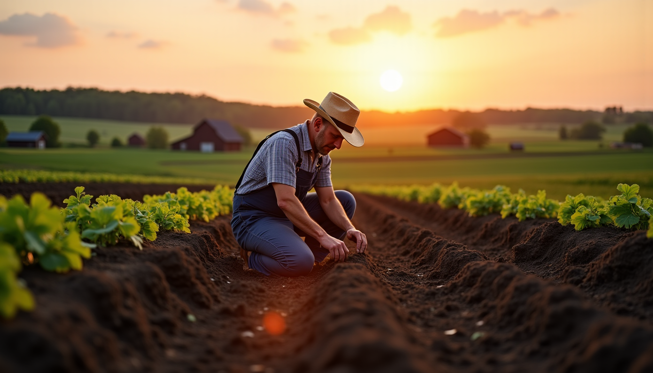 Illustration : adopter des stratégies durables pour la gestion des — agriculture : les stratégies durables pour maintenir la fertilité des sols sur le long terme