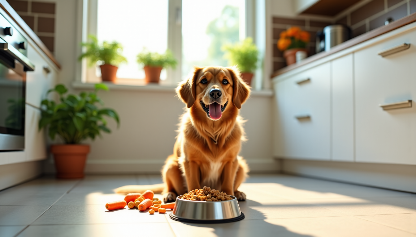 Illustration : ntiment de prévisibilité et de sécurité pour l'animal, — construire une routine alimentaire équilibrée pour son chien