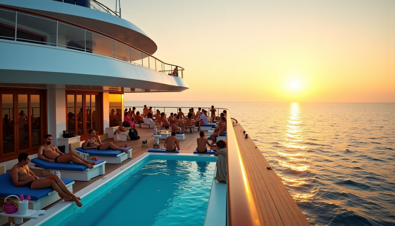 présentation de costa croisières : une flotte moderne au service de la "dolce vita" — les passagers peuvent profiter d'une multitude de services